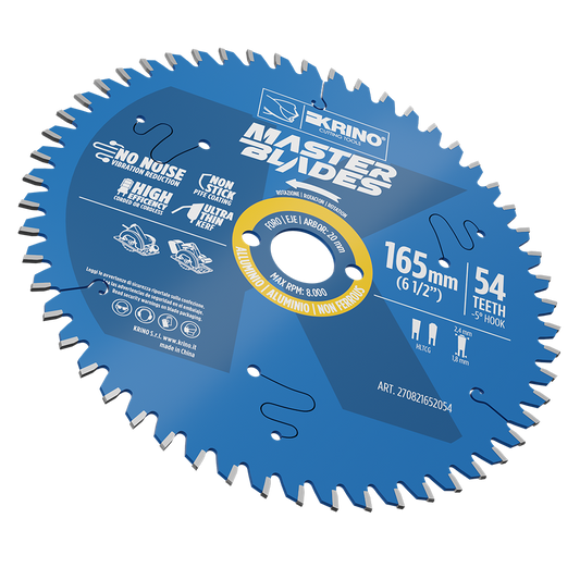 Disco da taglio MASTER BLADES con denti TCT per ALLUMINIO e MULTIMATERIALE
