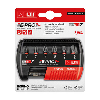 Assortimenti inserti E-PRO con portainserti