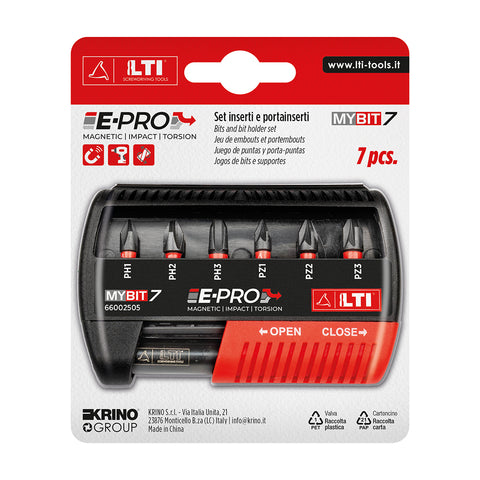 Assortimenti inserti E-PRO con portainserti