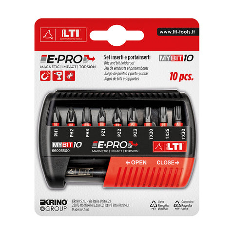 Assortimenti inserti E-PRO con portainserti