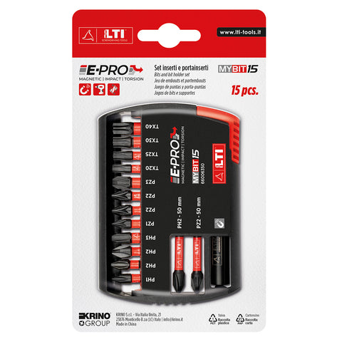 Assortimenti inserti E-PRO con portainserti