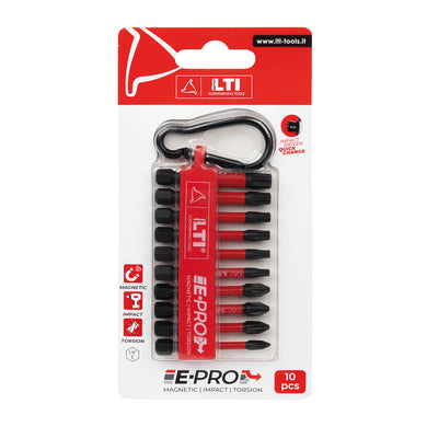 Assortimento E-PRO 10 lame con moschettone